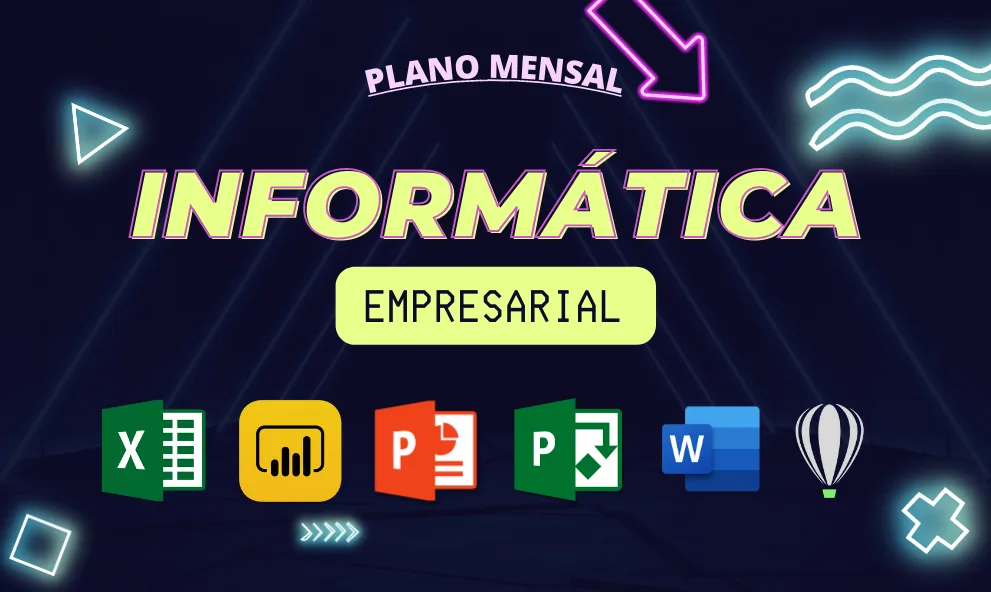 Informática Empresarial - Plano Mensal, curso online da Sigma Treinamentos